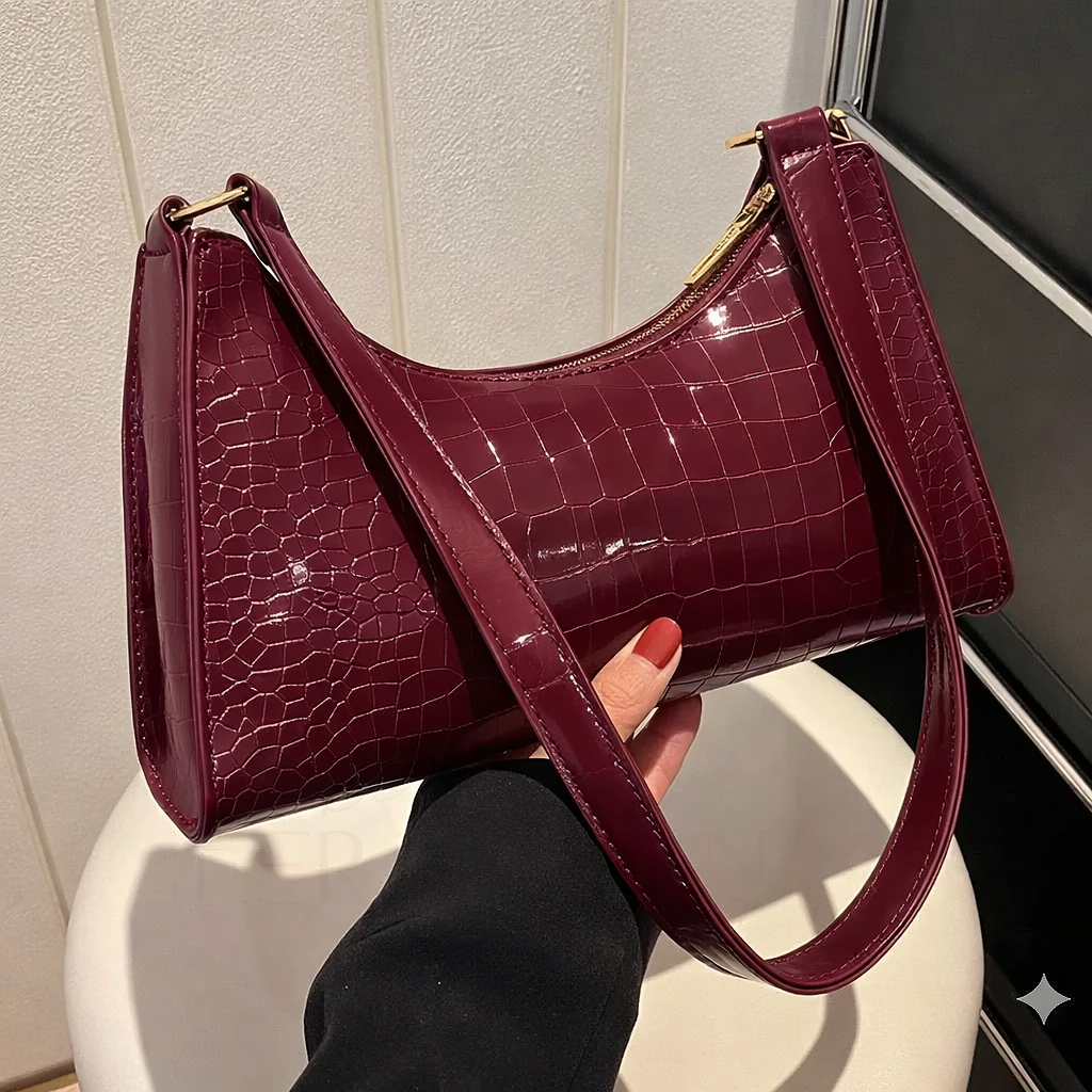 Bagslush Crocodile Pattern HandBag