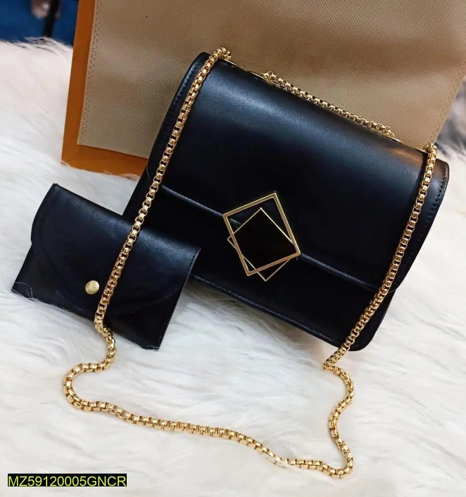 2 Pcs Pu Leather Hand Bag SwiftlyMart store
