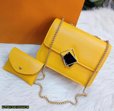 2 Pcs Pu Leather Hand Bag SwiftlyMart store